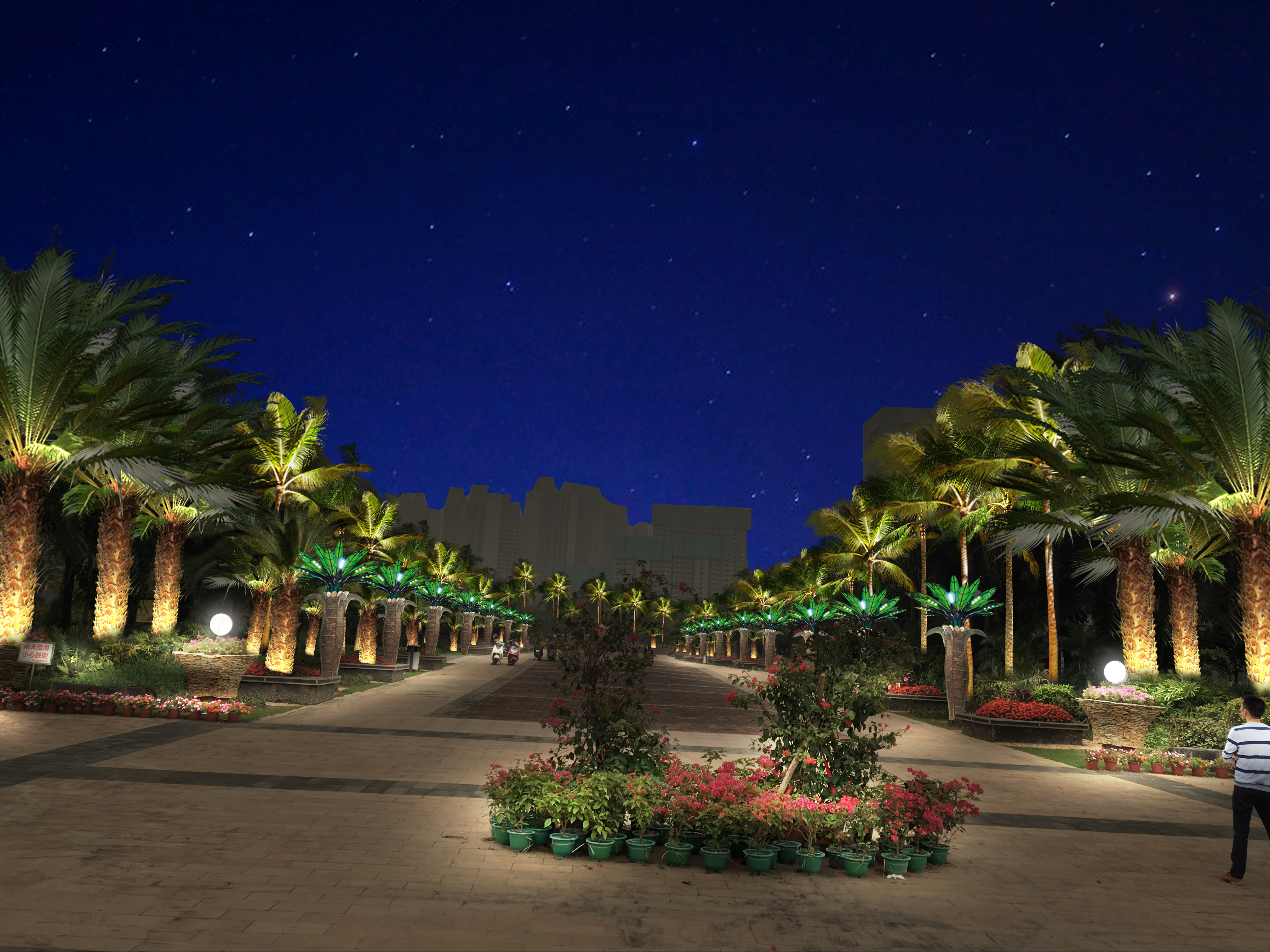 湛江人民廣場(chǎng)亮化工程