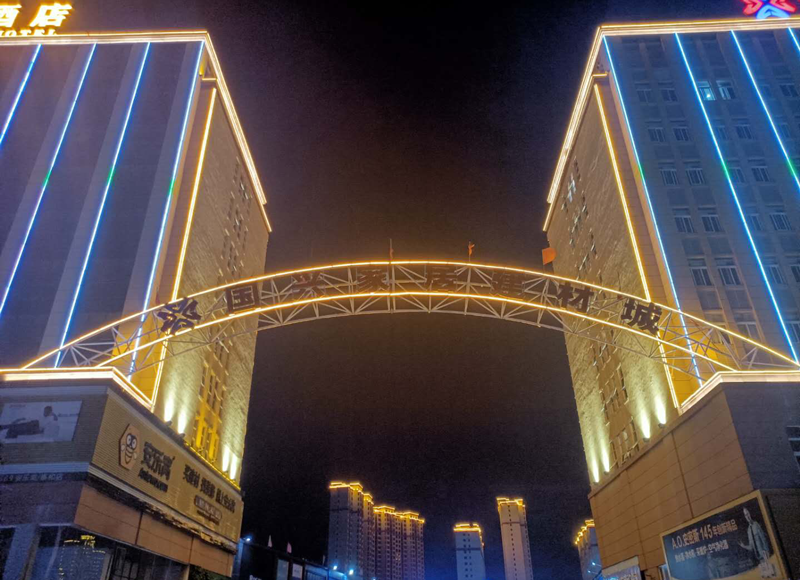 吉安泰和縣國興建材城亮化工程